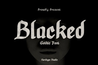 A Modern Black Font for Strong Web Design