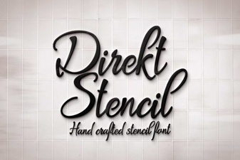Direkt Stencil Font: Design Projects & Creative Uses